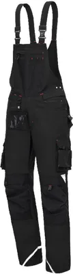 Produktbild von Arbeitshose Nitras Motion Tex Pro FX Latzhose | schwarz | Stretch | Gr.44