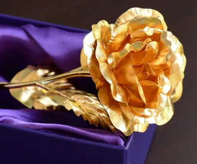 Produktbild von Goldene Rose - Ein Geschenk für sie