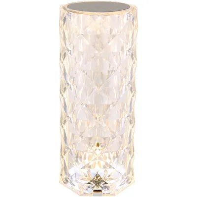 Immagine prodotto di Lampada da tavolo senza fili con batteria ricaricabile touch dimmer Lampada da tavolo in cristallo dimmerabile 28071