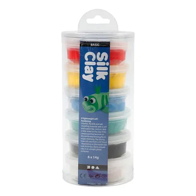 Produktbild von Seidenton -Standardfarben, 6x14gr.