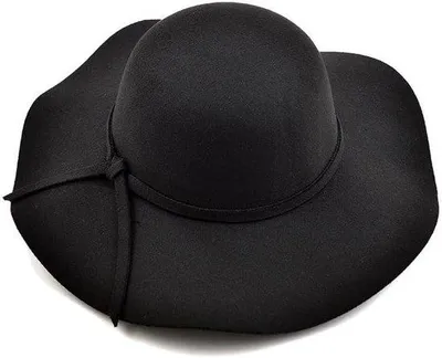 Obrázok produktu pre Skladací plstený klobúk v štýle bowler pre ženy so širokým okrajom
