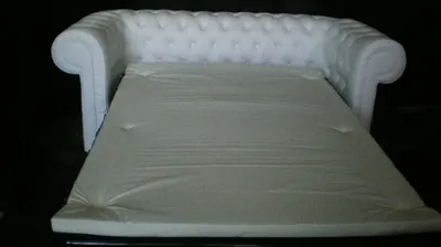 Immagine prodotto di Divano Chesterfield, set da salotto, 3 posti, imbottitura in pelle, marca ARRAU