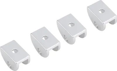 Zdjęcie produktu dla 4szt Przestrzenny aluminiowy zacisk do szkła Uchwyt do mocowania okna Wspornik łukowy do grubości 5-8mm S
