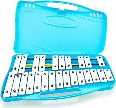 Produktbild von Angel AG-25N2 Glockenspiel G2-G4 mit Kasten und Schlägeln Metallophon