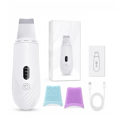 Produktbild von Mitesserentferner Gesicht, Porenreiniger mit 4 Modi, Hautreiniger mit Peeling, Talg- und Porenreinigung, USB-aufladbar, wasserfest