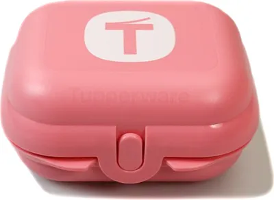 Produktbild von TUPPERWARE To Go Mini-Twin rosa Brotdose Größe 1