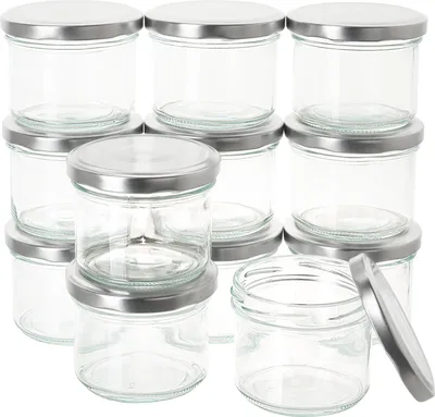 Produktbild von VBS XXL Gläser mit Schraubdeckel, 150 ml, 12 Stück