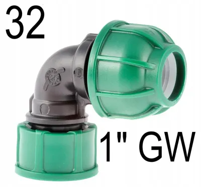Obrázek produktu pro Koleno kolektoru Irritec PE 32 x 1" GW