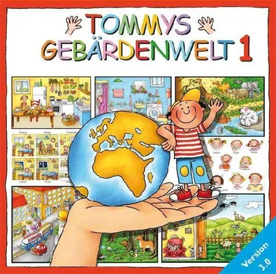 Produktbild von Tommys Gebärdenwelt 1, Version 3.0. CD-ROM für Windows 2000/XP/Vista