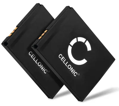 Immagine prodotto di CELLONIC 2x Batteria per Telefono fisso Compatibile con AVM Fritz!Fon C5, FON M2, C4, 312BAT006 – (750mAh, 3.7V)