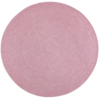 Immagine prodotto di Tappeto Bali tessuto a mano Steffensmeier | 100% cotone, rosa screziato, fatto a mano, dimensioni: Ø 100 cm | Corridoio, ingresso, soggiorno