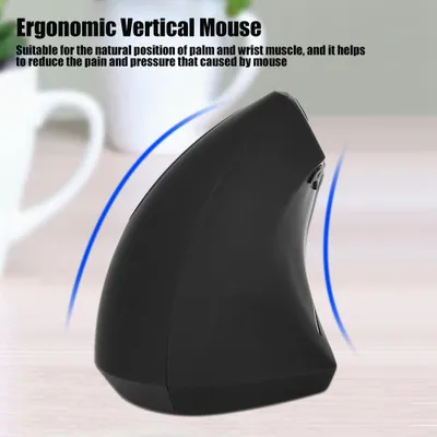 Image de Souris, recharge sans fil, ergonomique, verticale, pour gauchers, optique, pour ordinateur portable