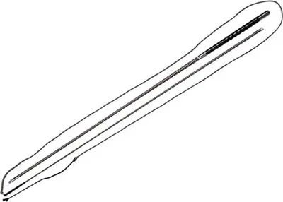 Produktbild von Whip&go Tourillon Reitgerte Silber 200 cm Silber 200 cm