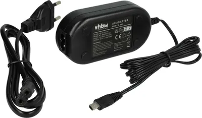 Produktbild von vhbw Netzteil kompatibel mit Canon ZR-800, MD205, MD216, MD120, ZR800, MD160, ZR830, FS100, MD215, FS11, MD235, FS10, DC302 Kamera, Digitalkamera, 2m