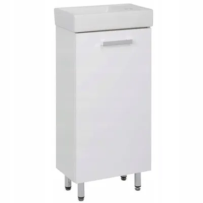 Image de Stamar | Salle de bain - colonne avec lavabo, 40 cm, blanc