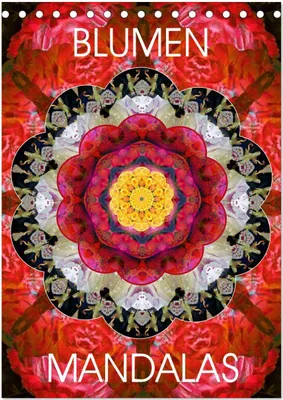 Produktbild von BLUMEN MANDALAS (Tischkalender 2026 DIN A5 hoch), CALVENDO Monatskalender