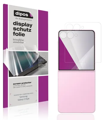 Image de 4x Film de protection d'écran pour Samsung Galaxy Z Flip8 Face extérieure protecteur clair dipos