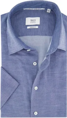 Produktbild von Eterna Hemd blau modern fit einfarbig