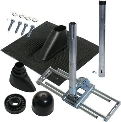 Produktbild von SAT-Sparren-Montageset Passend für Sat Antenne bis 100cm