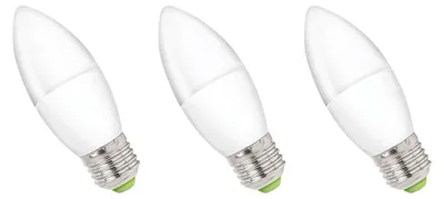 Produktbild von Spectrum E27 LED Kerzenlampe 6W 540lm 4000K Neutralweiß 230V 3 Stück