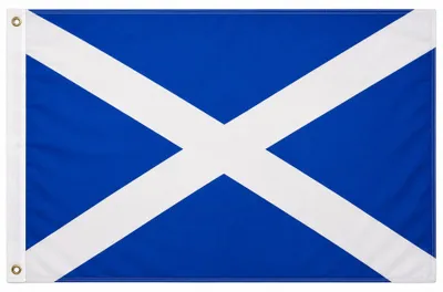 Produktbild von XXL Flagge Schottland 250 x 150 cm mit 3 Ösen 100g/m² Stoffgewicht Hissfahne Hissflagge