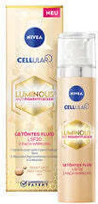 Produktbild von NIVEA Cellular Luminous 630 Anti-Pigmentflecken Getöntes Fluid LSF20 (40 ml), Gesichtspflege gegen Pigmentflecken und Altersflecken, feuchtigkeitsspendendes Fluid mit Hyaluron