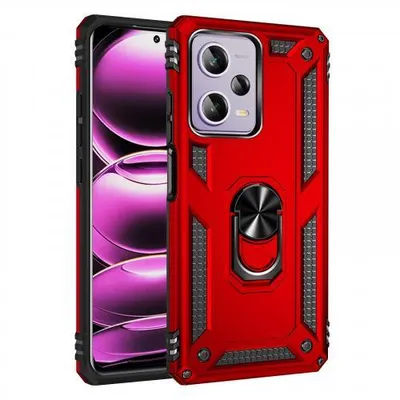 Produktbild von Armor Hülle für Smartphones - Farbe: Rot - Modellkompatibilität: Für Xiaomi Redmi Note 12 Pro 5G