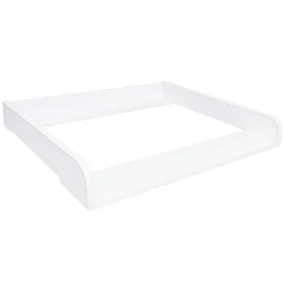 Produktbild von Wickelaufsatz Kommode Wickelbrett Weiß Universal 80x70 Baby Wickeltisch Aufsatz stabil sicher Montage