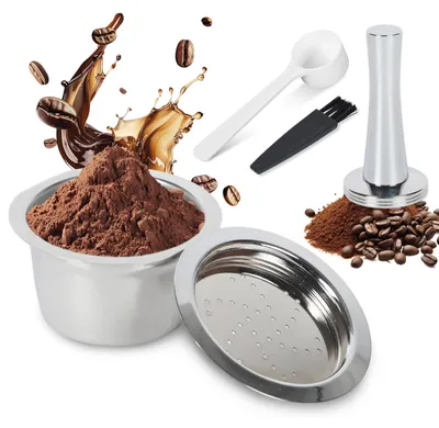 Nachfüllbare Espressokapseln aus Edelstahl, kompatibel mit K-fee & Co.