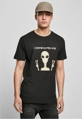 Immagine prodotto di Mr. Tee I Come In Peace Tee nero - XS