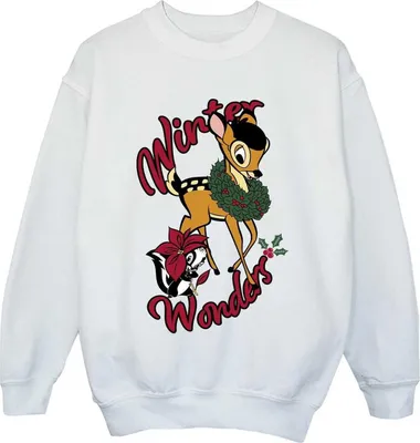 Obrázok produktu pre Bambi - Mikina „Winter Wonders“ pre dievčatá BI53350 (128) (biela)