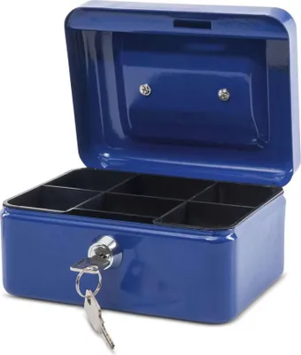 Produktbild von MAUL Geldkassette Muldeneinsatz 12.5 x 15.2 x 8 cm blau