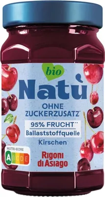 Obrázek produktu pro Natù - Třešňová ovocná pomazánka 240g