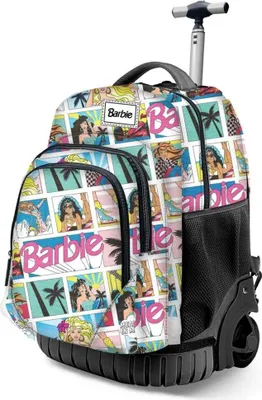 Produktbild von Barbie Schulranzen-Trolley Comic 47x32x27cm mit 2 Rollen und Teleskopgriff