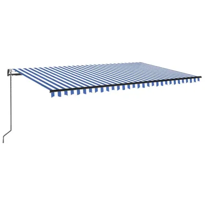 Zdjęcie produktu dla Automatycznie zwijana markiza, LED i czujnik wiatru, 500x300 cm