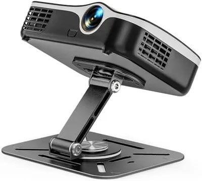 Produktbild von Desktop Projektorhalterung, 360° Drehbare Beamer Wandhalterung, Projektor Deckenhalterung mit 1/4 Gewinde Kompatibel mit den Meisten Projektor, Beamer Ständer für Heimkino, Spielzimmer, Büro