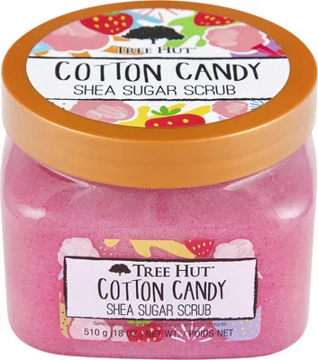 Obrázok produktu pre Tree Hut Bambucký cukrový peeling Bavlna Candy 510 g