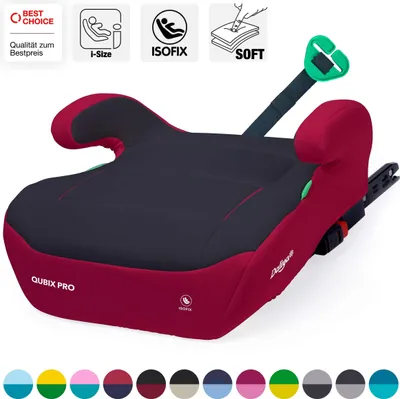 Obrázek produktu pro Daliya® QUBIX PRO dětská podsedací podložka s ISOFIX, norma i-SIZE ECE R129, 125–150 cm, Gurtfix, autosedačka, dětská autosedačka, dětská sedačka, podsedací podložka