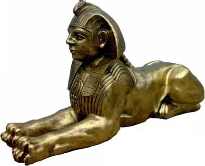 Obrázek produktu pro Soška Sfinga z plastu egyptské sochy figurální sochy  40 cm