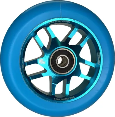 Produktbild von Fantic26 Base Stunt-Scooter Rolle 100mm Abec11 Türkis/PuTürkis