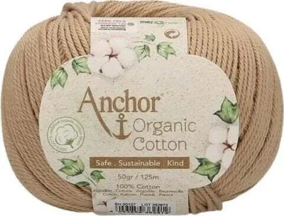 Produktbild von Anchor Organic Baumwolle 00107 Strickgarn