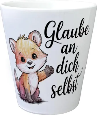 Produktbild von kleiner Fuchs Glaube an dich selbst Blumentopf
