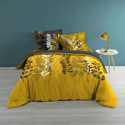 Obrázok produktu pre Obliečka na prikrývku Yellow Botanic 240 cm x 220 cm