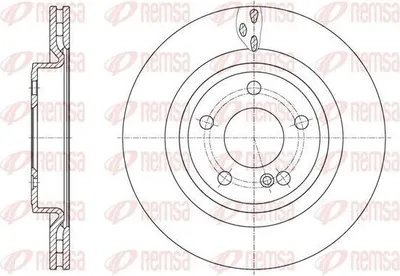 Produktbild von 2x REMSA Bremsscheibe 61633.10 hinten passend für MERCEDES-BENZ A-Klasse (W176)