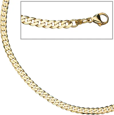 Produktbild von JOBO Panzerarmband 333 Gold Gelbgold 21 cm Armband Karabiner