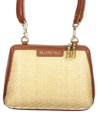 Produktbild von Braune Designer-Tasche mit abnehmbaren Trägern & Reißverschluss