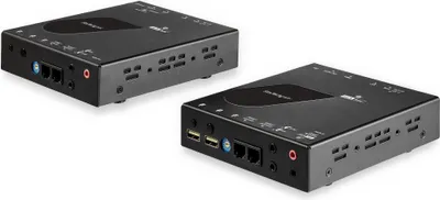 Produktbild von StarTech.com 4K HDMI Extender - KVM - 4K 30Hz - Video über CAT6 IP Ethernet mit USB (SV565HDIP)