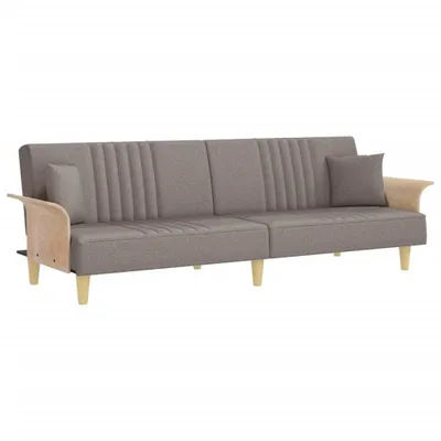 Zdjęcie produktu dla VidaXL 351892, Szarobrązowy, Pianka, Poliester, Poli drewno, 2240 mm, 890 mm, 700 mm