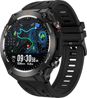 Produktbild von Smartwatch Herren Damen GPS Laufuhr mit Kompass, Barometer, Höhenmesser, Fitnessuhr, Telefonfunktion, Schlaftracker, Fitness Tracker, Schrittzähler