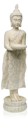 Zdjęcie produktu dla Solidchoice - Dekoracyjna figurka Buddy z żywicy, 10 x 47 cm